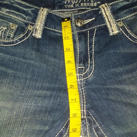 Miss Me Women's  M series   X1022BL/boot Blue Jeans - Picture 8 of 10